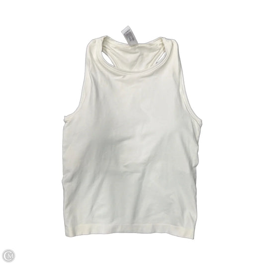 Athletic Tank Top By Yogalicious In White, Size: M