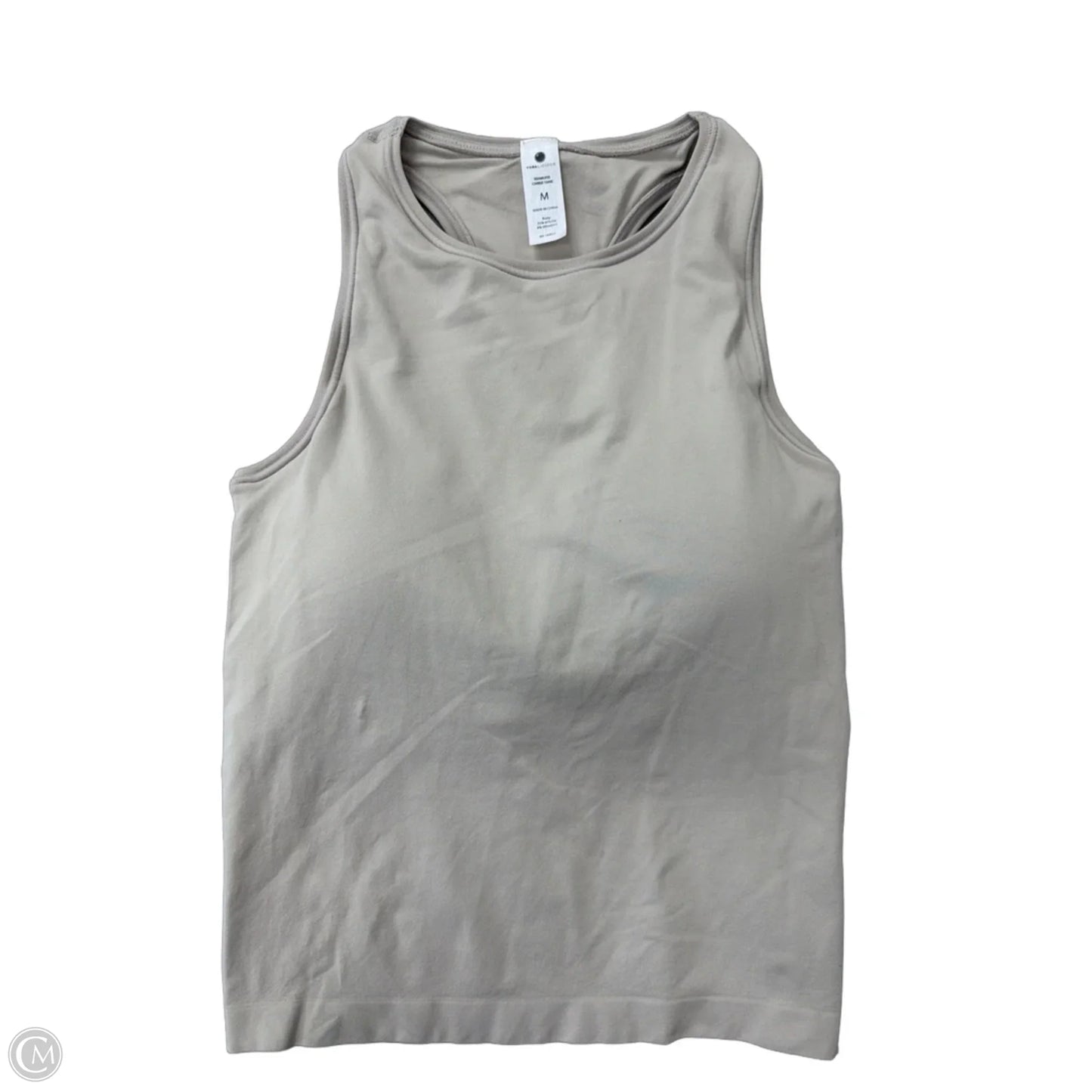 Athletic Tank Top By Yogalicious In Brown, Size: M