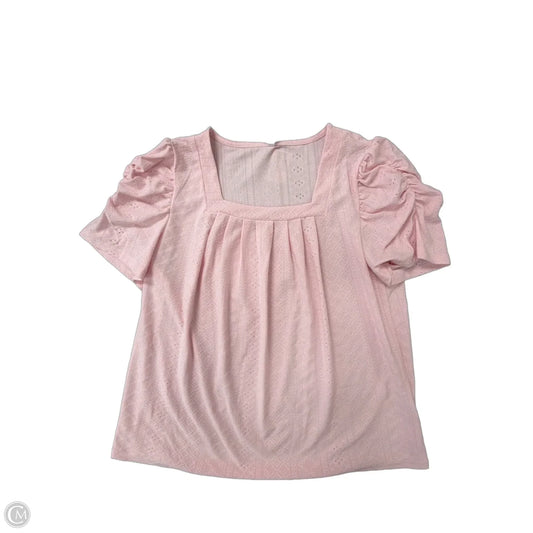 Top Short Sleeve By Dokotoo In Pink, Size: Xl