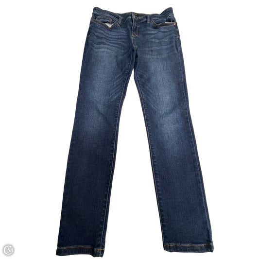 Jeans Skinny By Judy Blue In Blue Denim, Size: 10