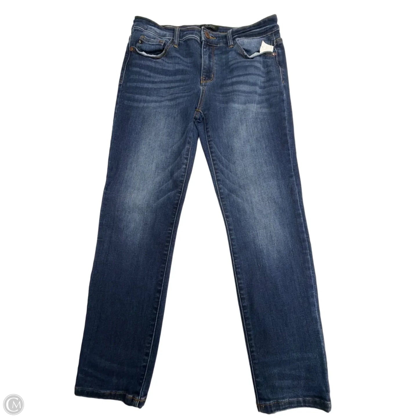 Jeans Skinny By Judy Blue In Blue Denim, Size: 10
