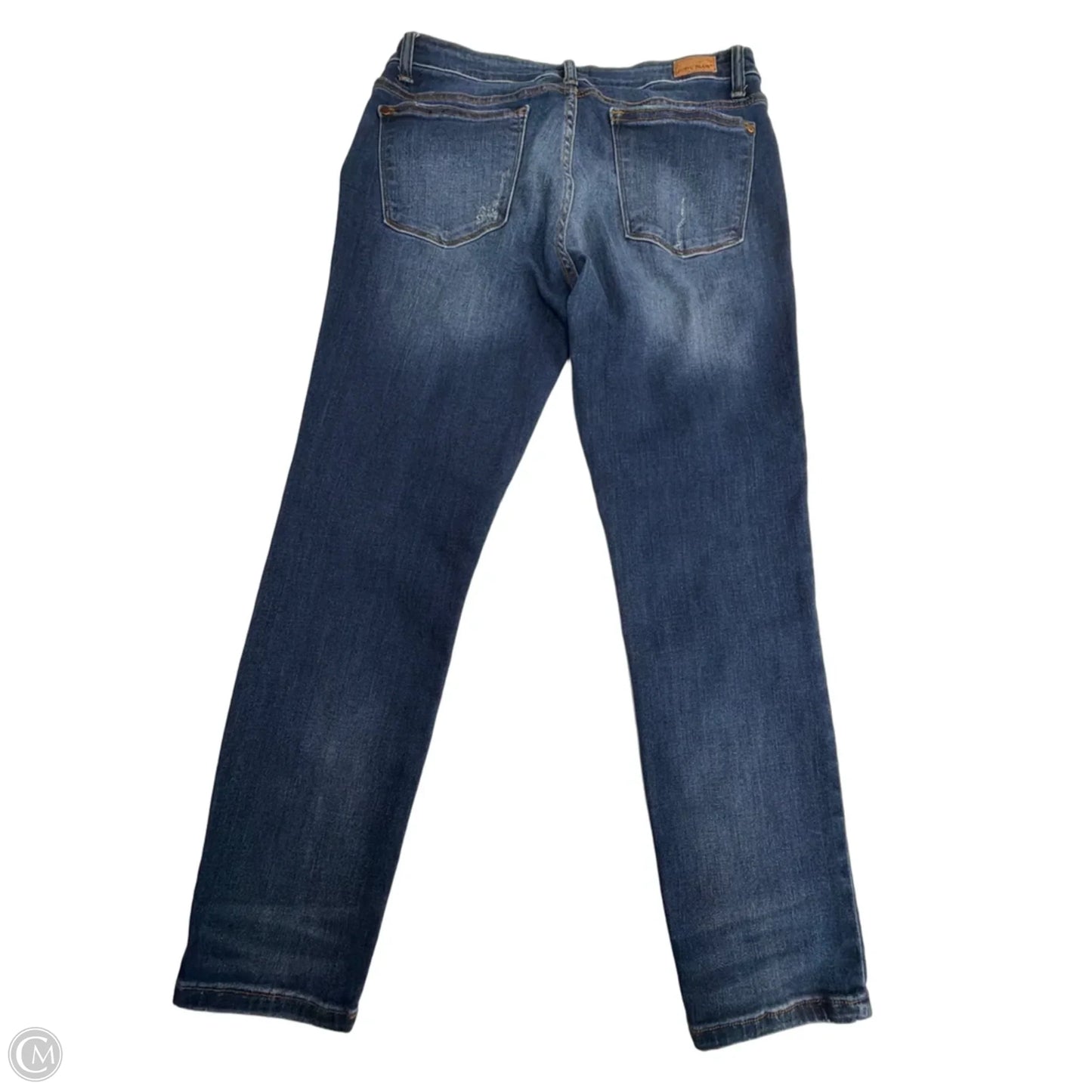 Jeans Skinny By Judy Blue In Blue Denim, Size: 10