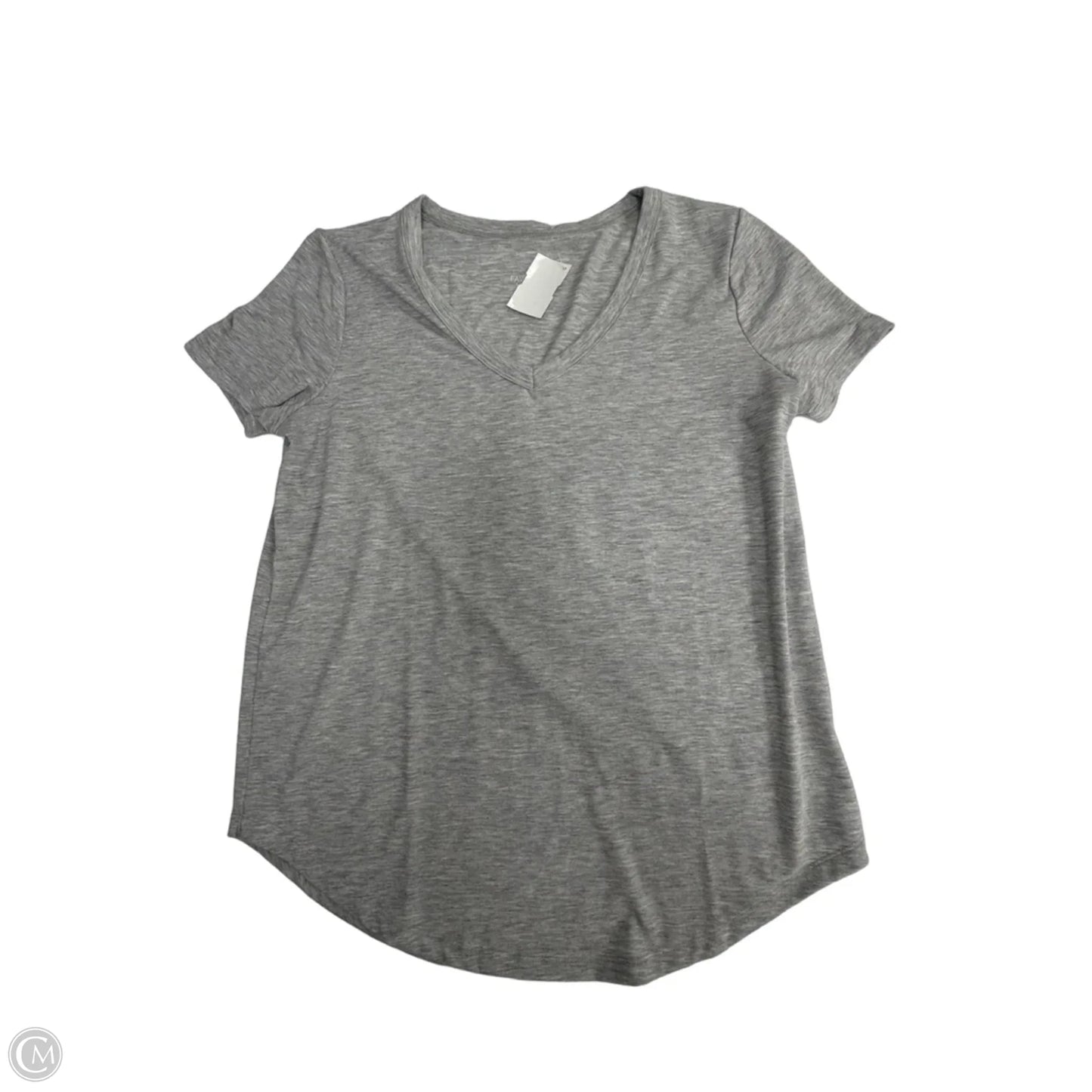 Top Short Sleeve Basic By So In Grey, Size: M