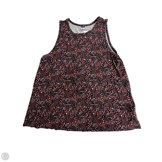 Top Sleeveless By Old Navy In Floral Print, Size: S