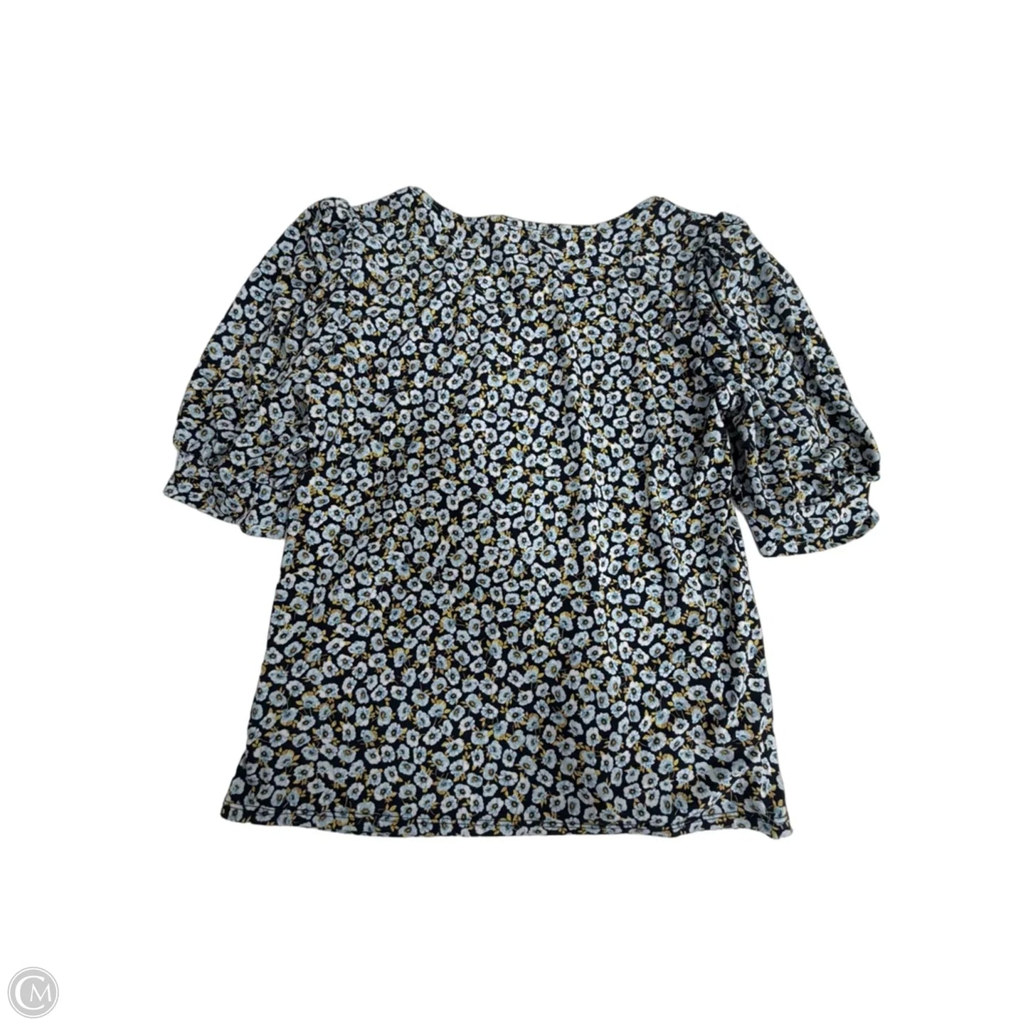 Top Short Sleeve By Cece In Floral Print, Size: S