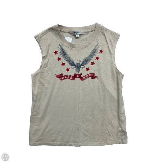 Top Sleeveless By Wildfox In Multi-colored, Size: L