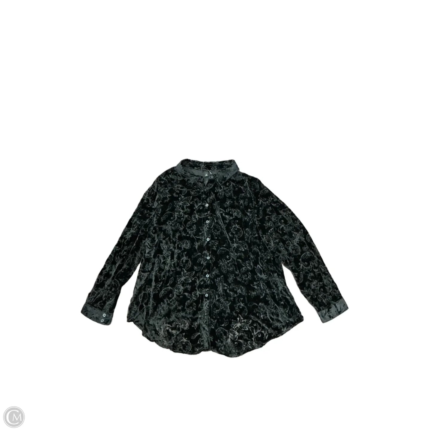 Top Long Sleeve By Torrid In Black, Size: 2x