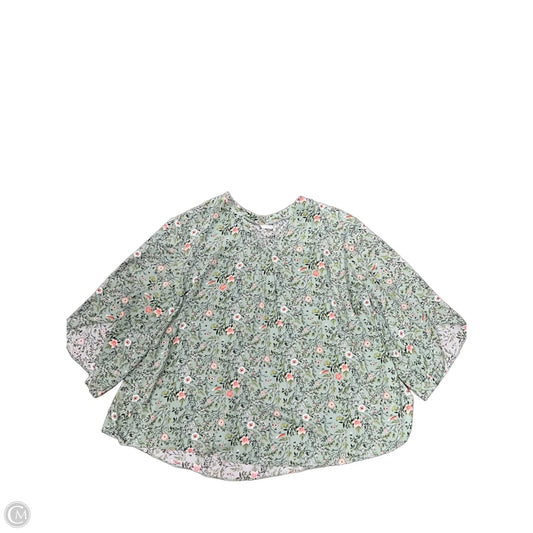 Top Long Sleeve By Clothes Mentor In Floral Print, Size: 5
