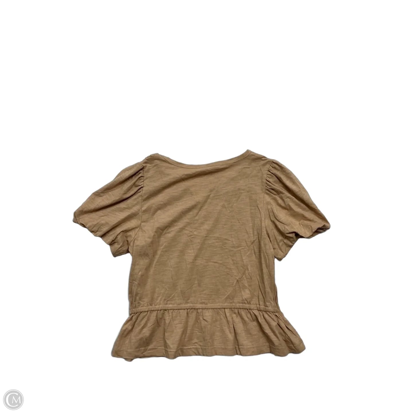 Top Short Sleeve By Jane And Delancey In Brown, Size: L