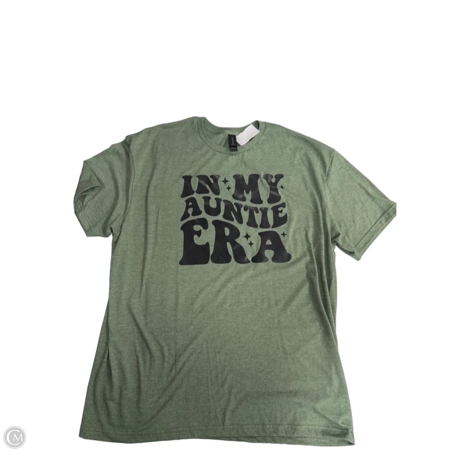 Top Short Sleeve By Gildan In Green, Size: Xl