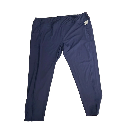 Athletic Leggings By Clothes Mentor In Navy, Size: 3x