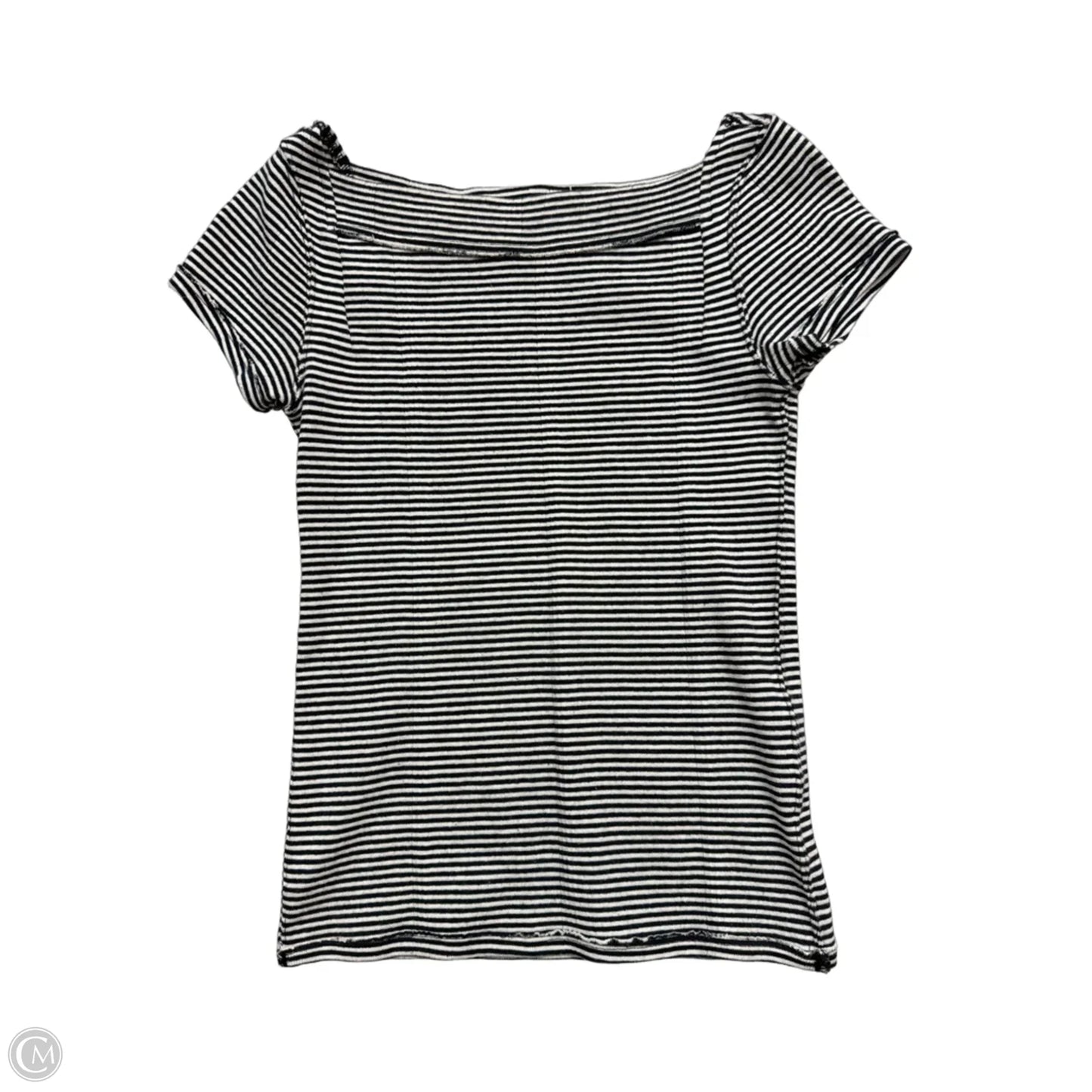 Top Short Sleeve By We The Free In Striped Pattern, Size: S