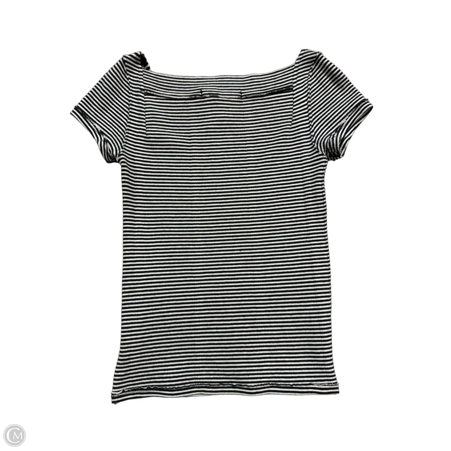 Top Short Sleeve By We The Free In Striped Pattern, Size: S