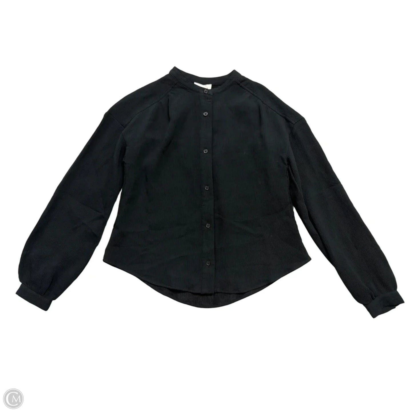 Top Long Sleeve By Who What Wear In Black, Size: S