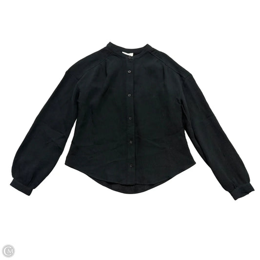 Top Long Sleeve By Who What Wear In Black, Size: S