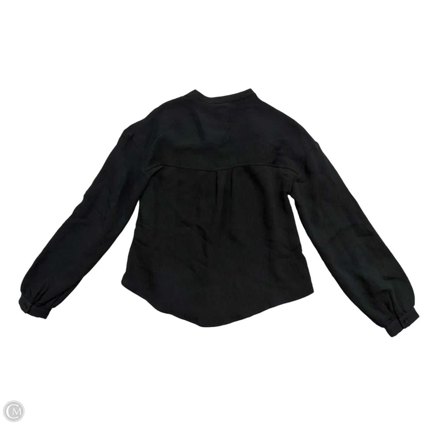 Top Long Sleeve By Who What Wear In Black, Size: S
