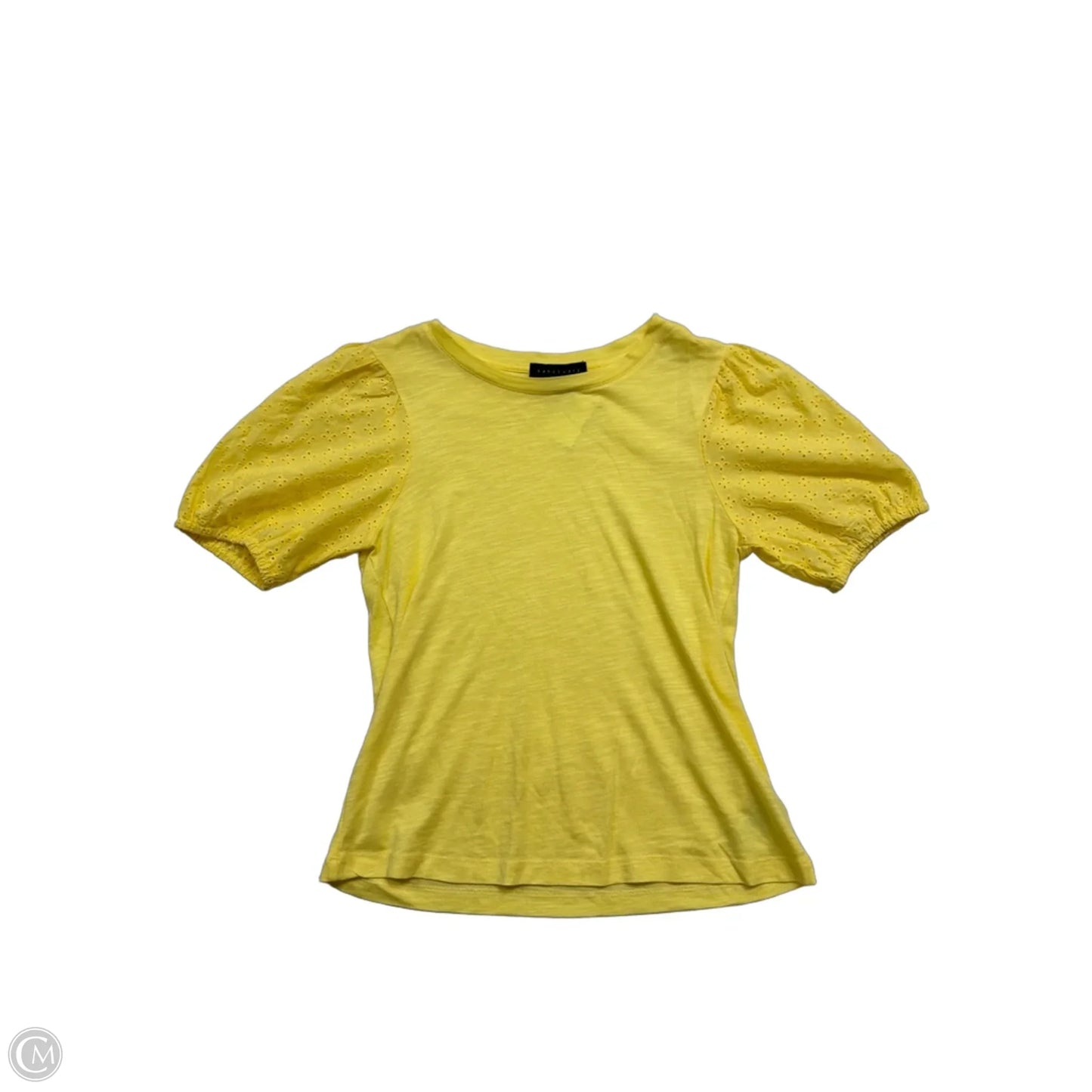 Top Short Sleeve By Sanctuary In Yellow, Size: Xs