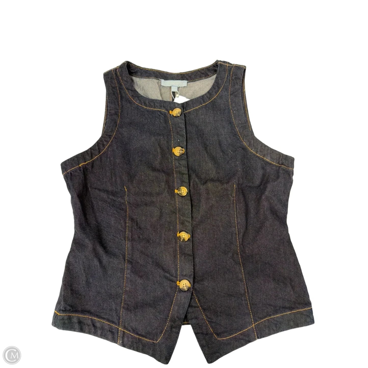 Vest Other By Antonio Melani In Blue Denim, Size: Xl