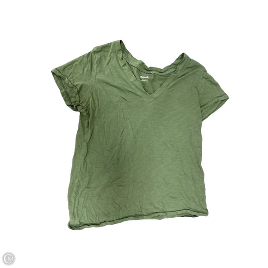 Top Short Sleeve Basic By Madewell In Green, Size: Xs