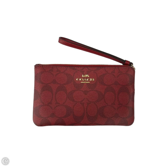 Wristlet Designer By Coach, Size: Large