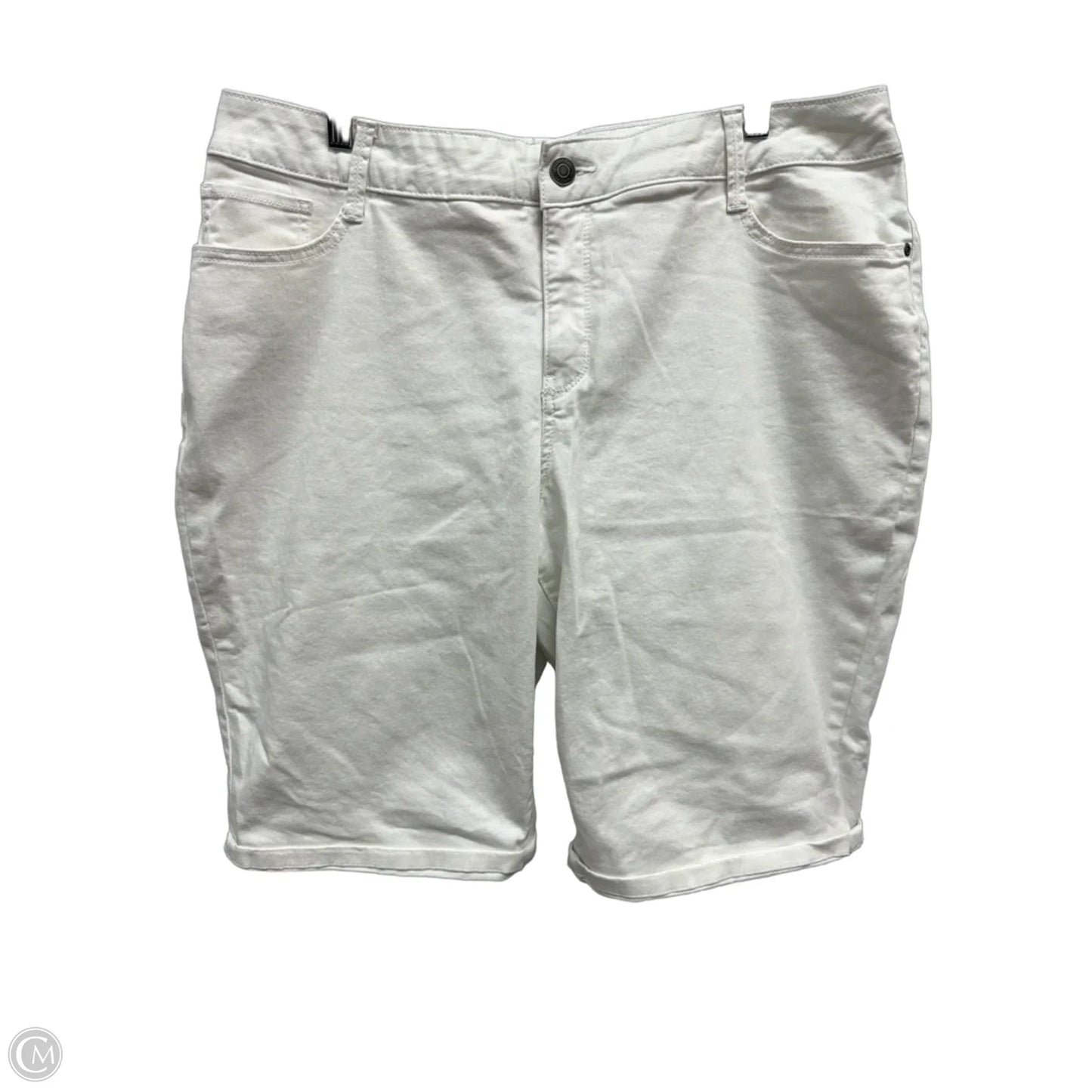 Shorts By St Johns Bay In White Denim, Size: 18