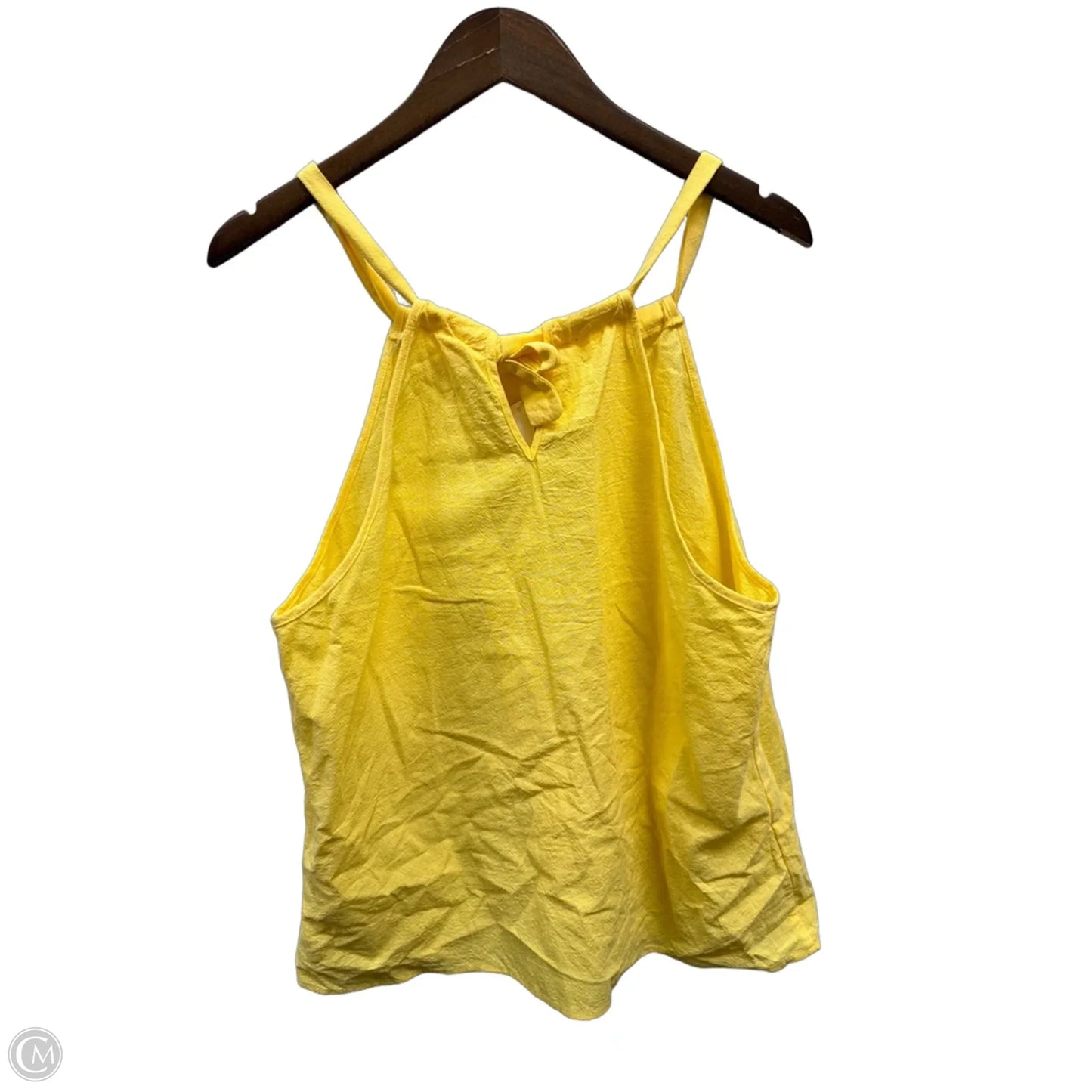 Tank Top By Emery Rose In Yellow, Size: Xl