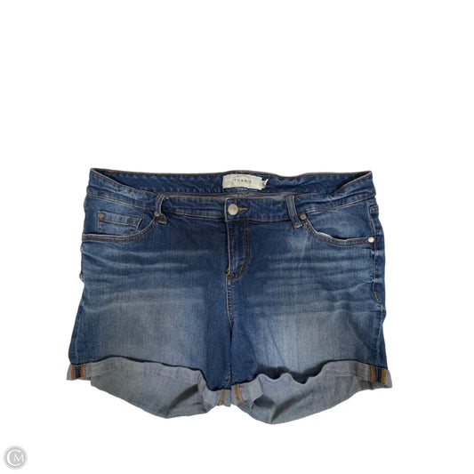 Shorts By Torrid In Blue Denim, Size: 16
