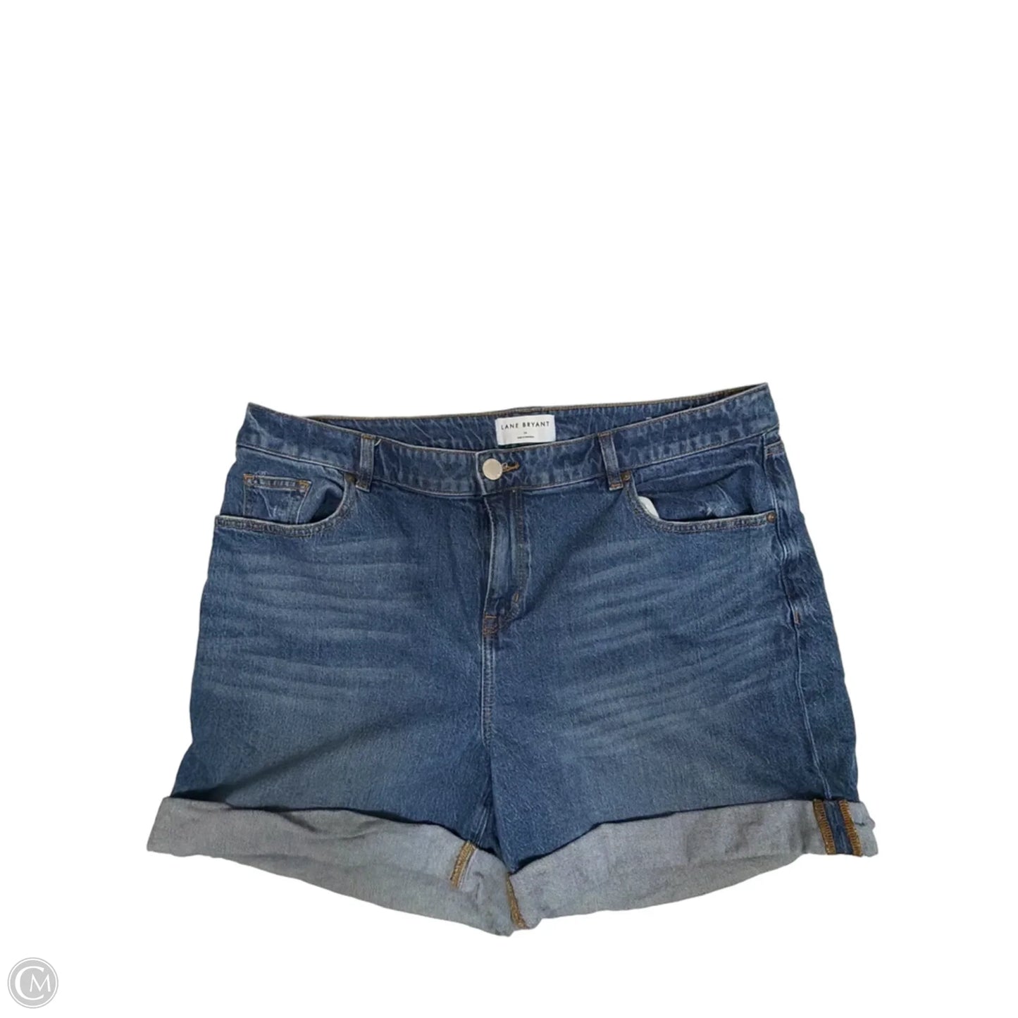 Shorts By Lane Bryant In Blue Denim, Size: 16