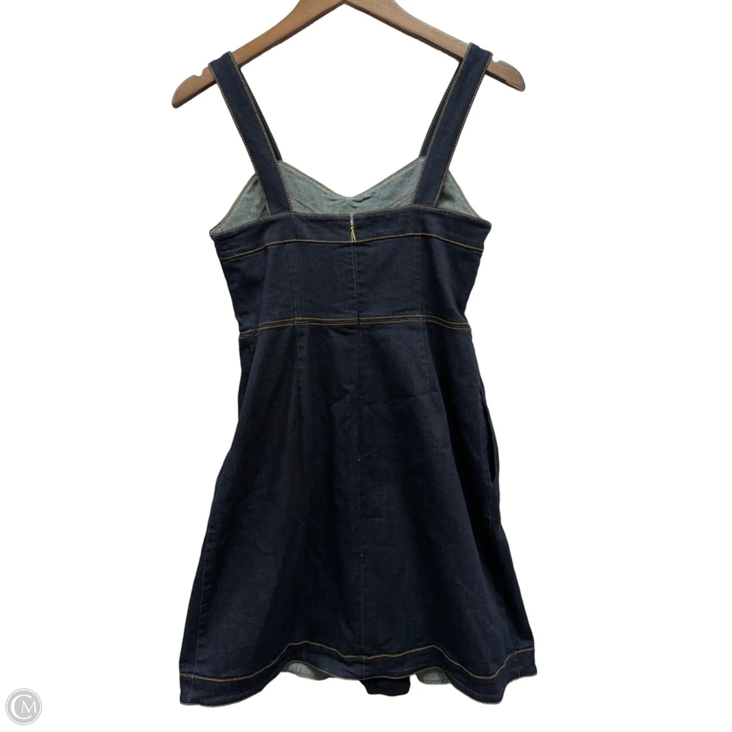 Dress Casual Midi By Inc In Blue Denim, Size: S