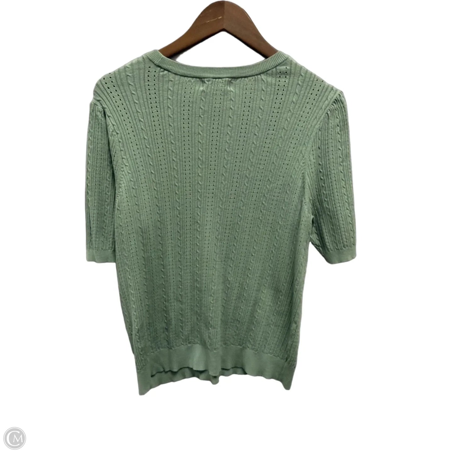 Top Short Sleeve By Marled In Green, Size: Xl