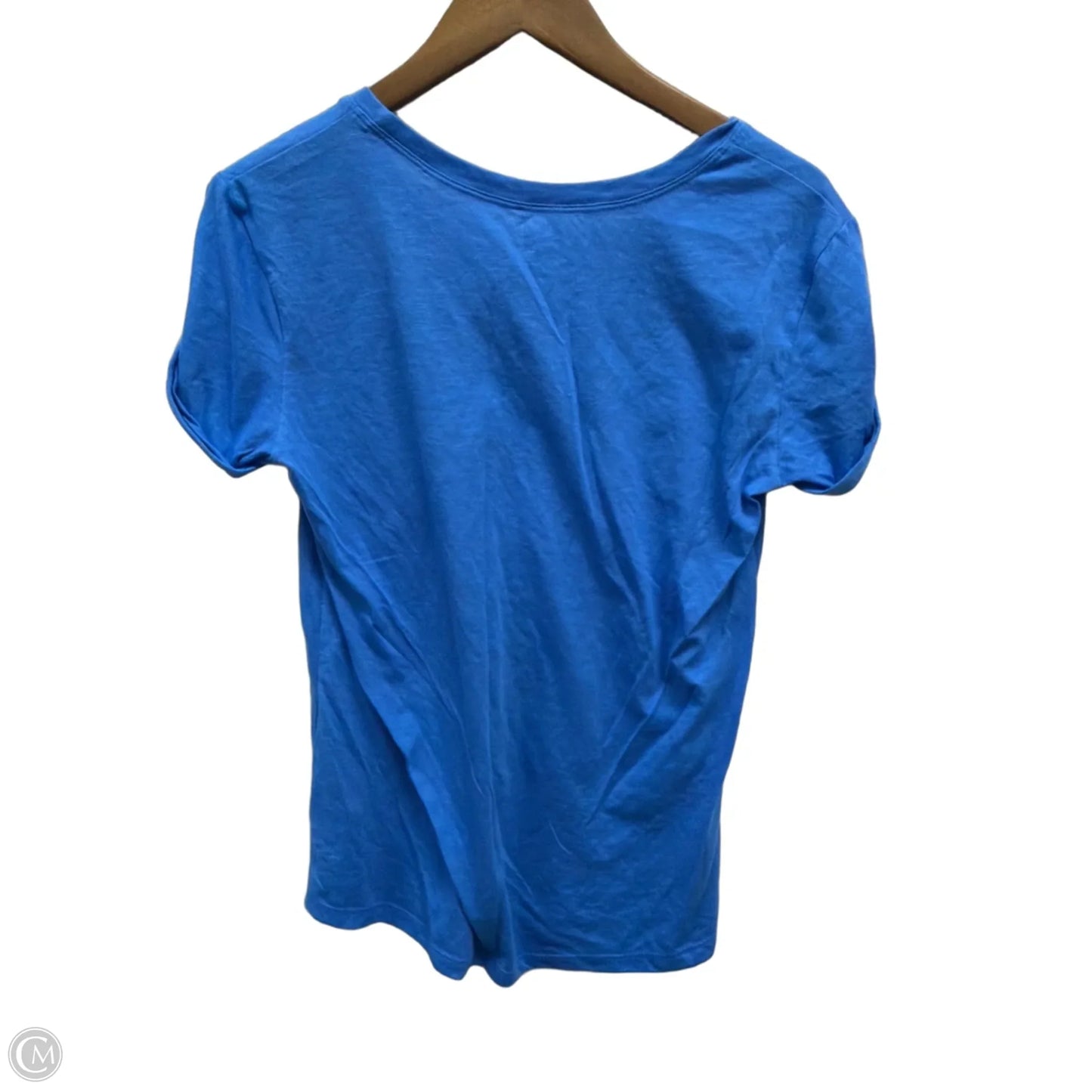 Top Short Sleeve Basic By Ana In Blue, Size: M