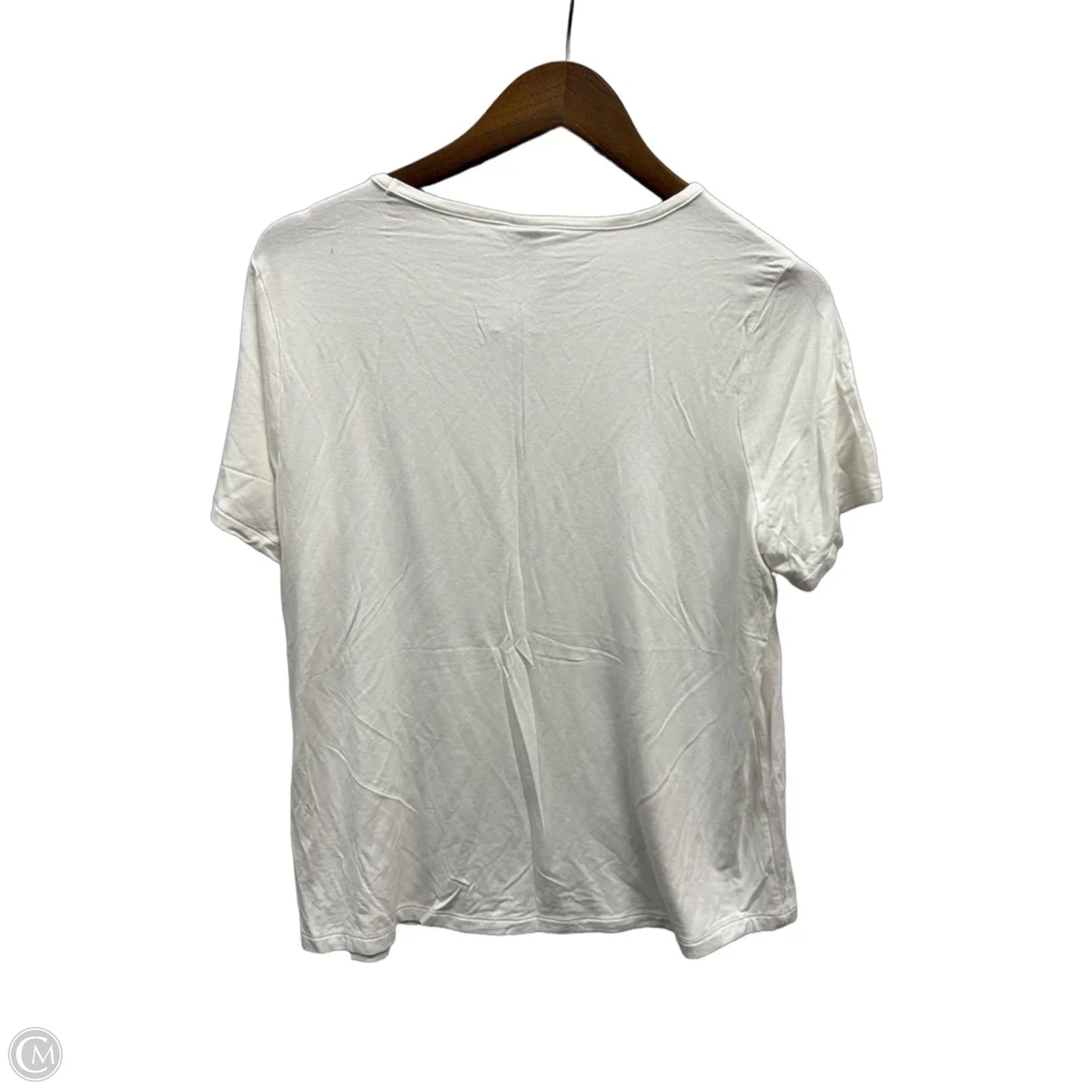 Top Short Sleeve Basic By Old Navy In White, Size: M