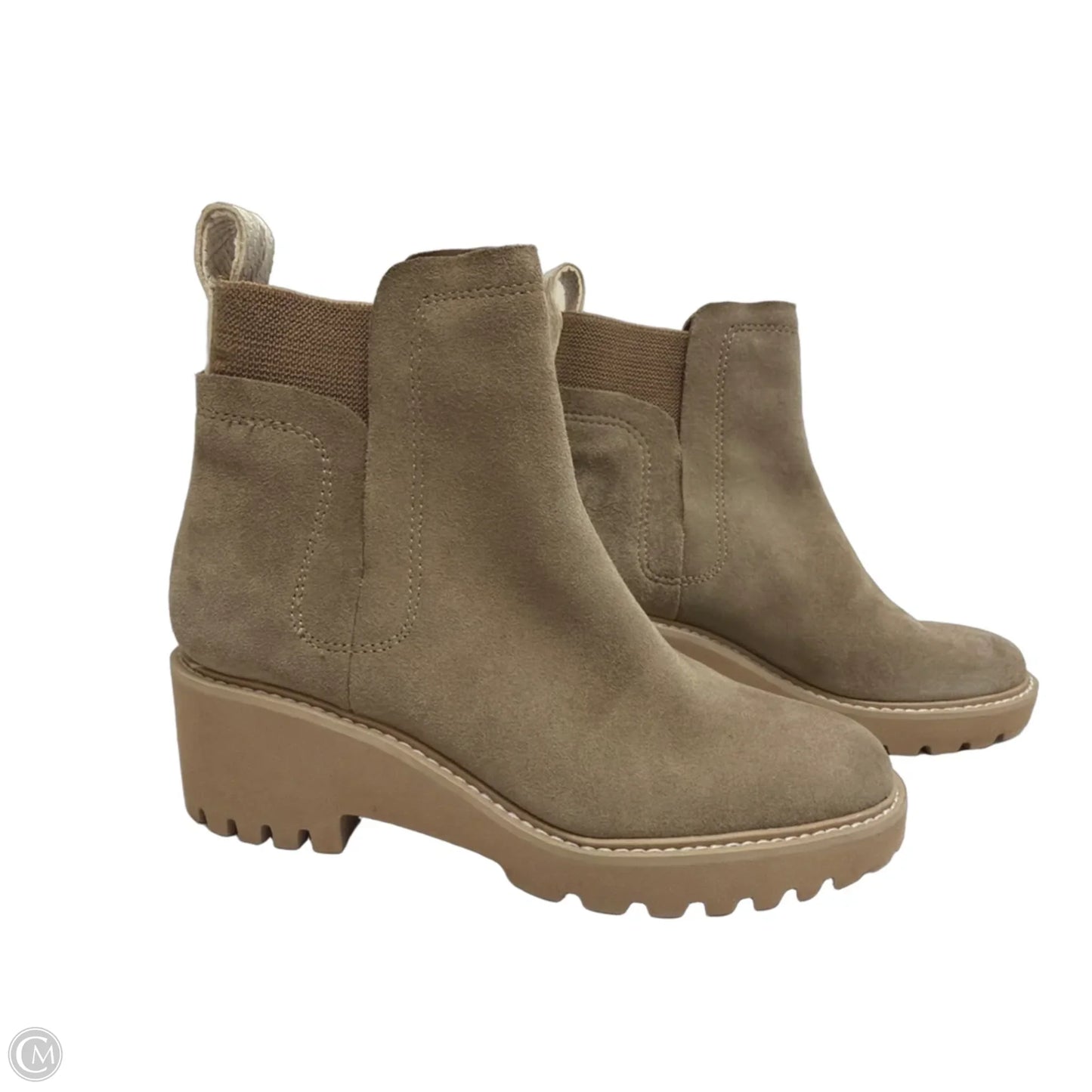 Boots Ankle Heels By Dolce Vita In Brown, Size: 7.5