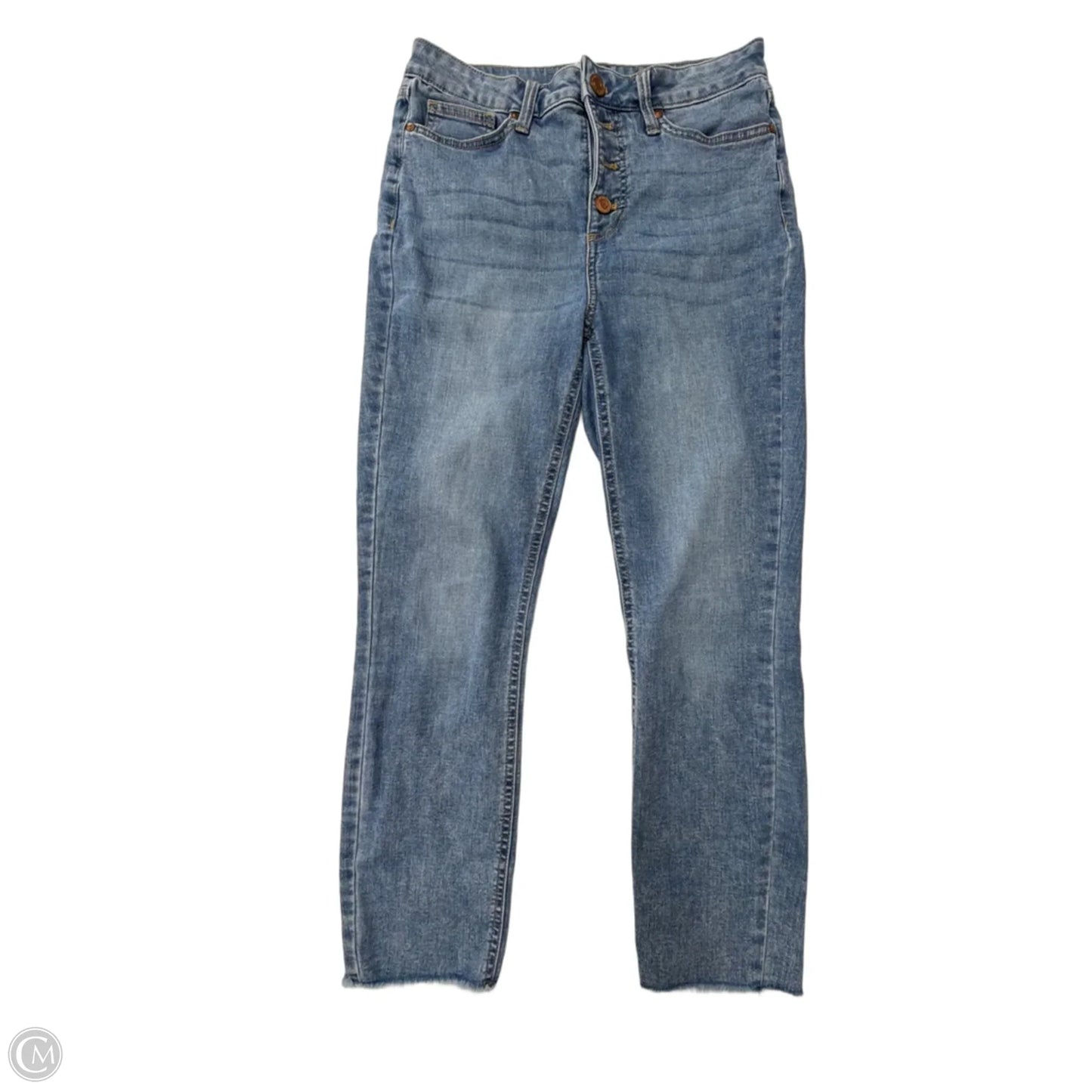 Jeans Straight By Lc Lauren Conrad In Blue Denim, Size: 10