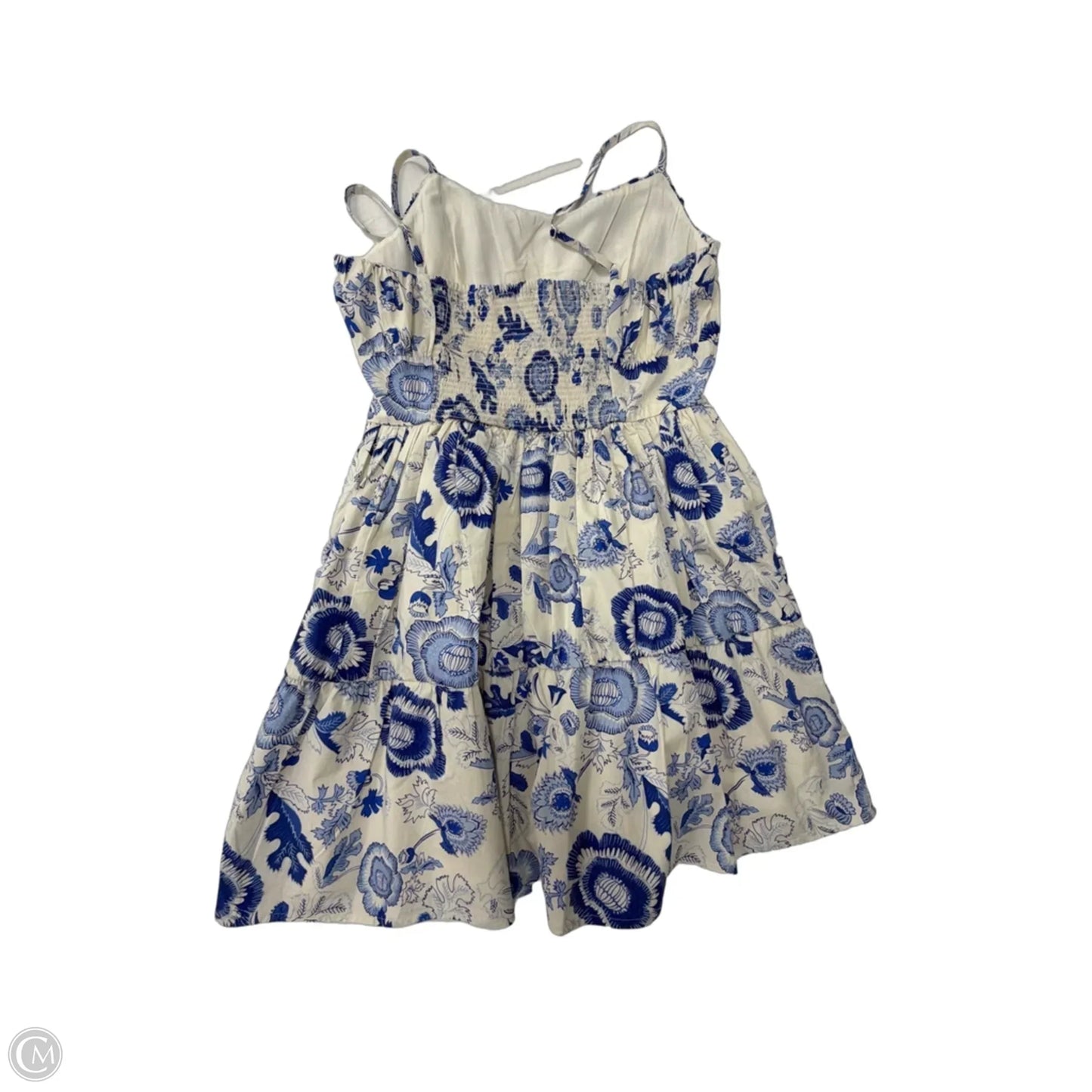 Dress Casual Short By Express In Blue & White, Size: M
