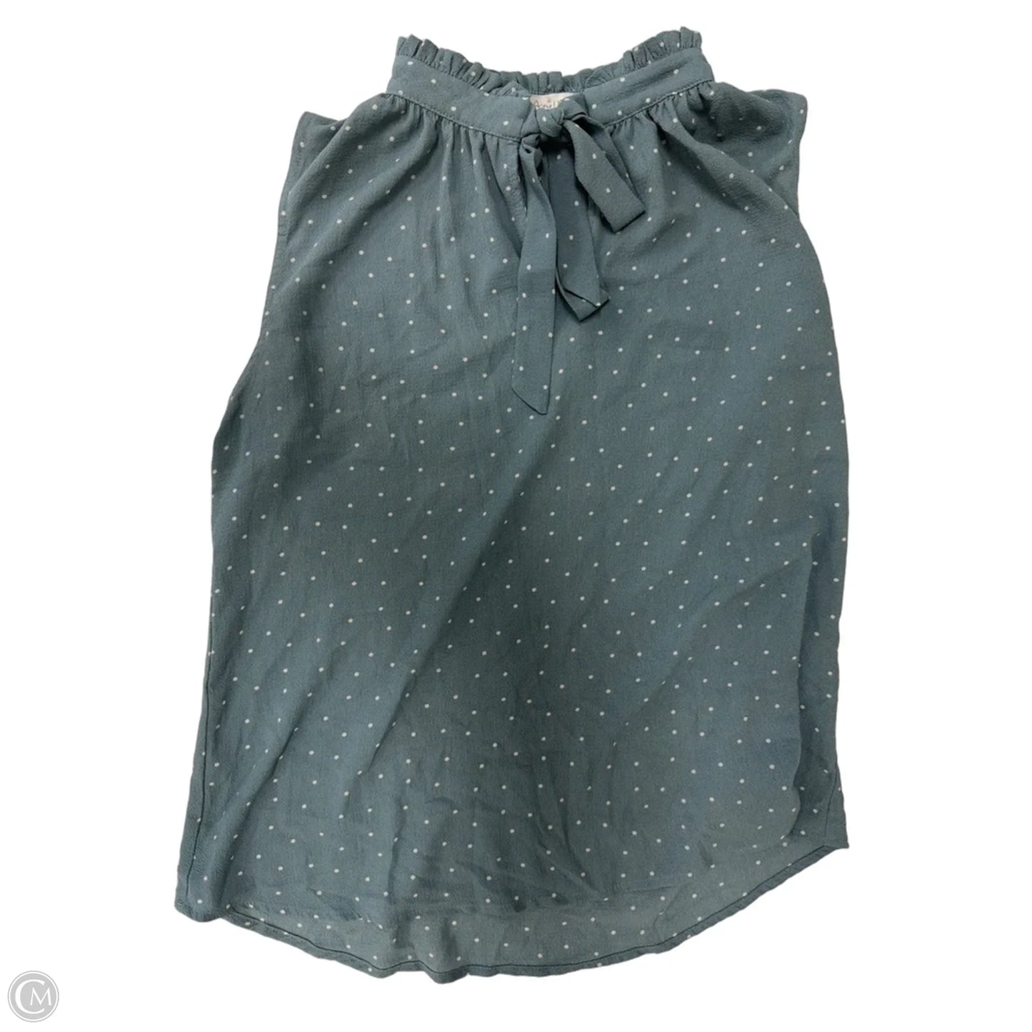 Top Sleeveless By Clothes Mentor In Polkadot Pattern, Size: M
