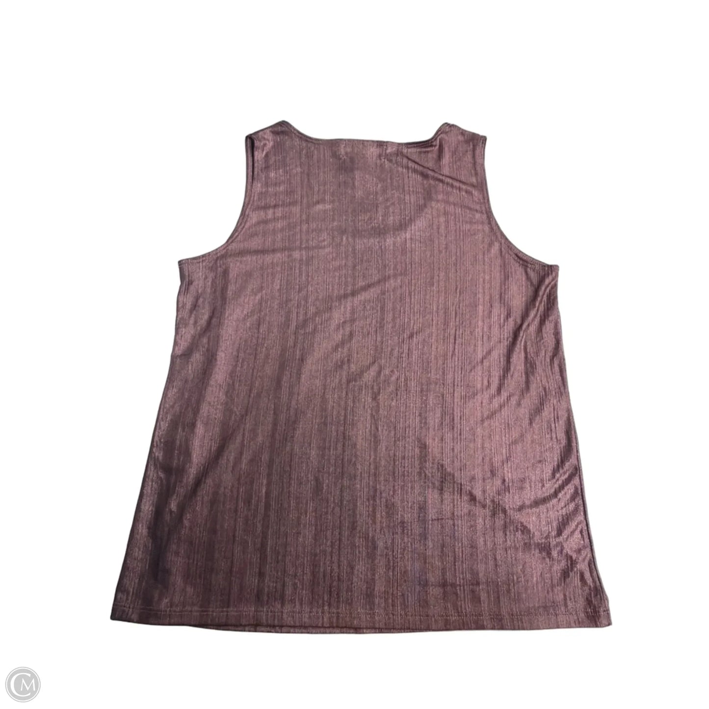 Tank Top By Travel Elements In Purple, Size: L