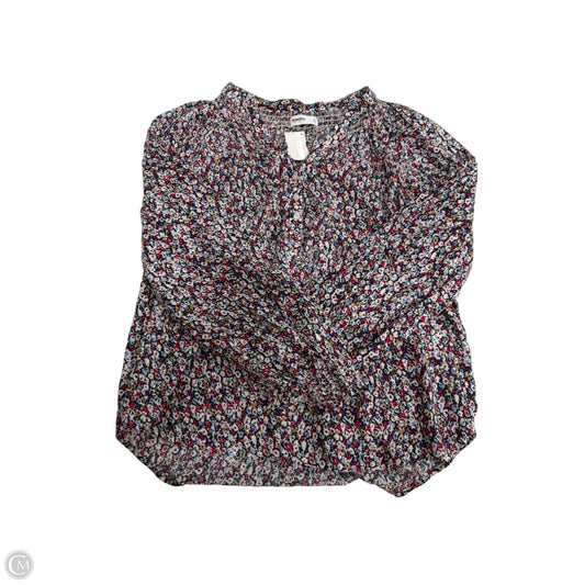 Top Long Sleeve By Sonoma In Floral Print, Size: Xl
