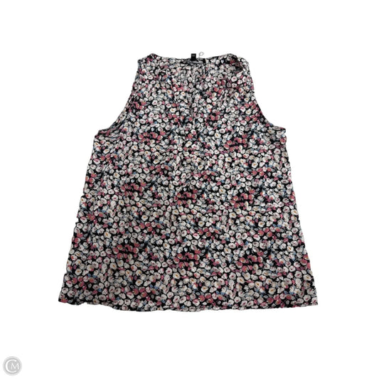 Top Sleeveless By Ava Christine In Multi-colored, Size: L