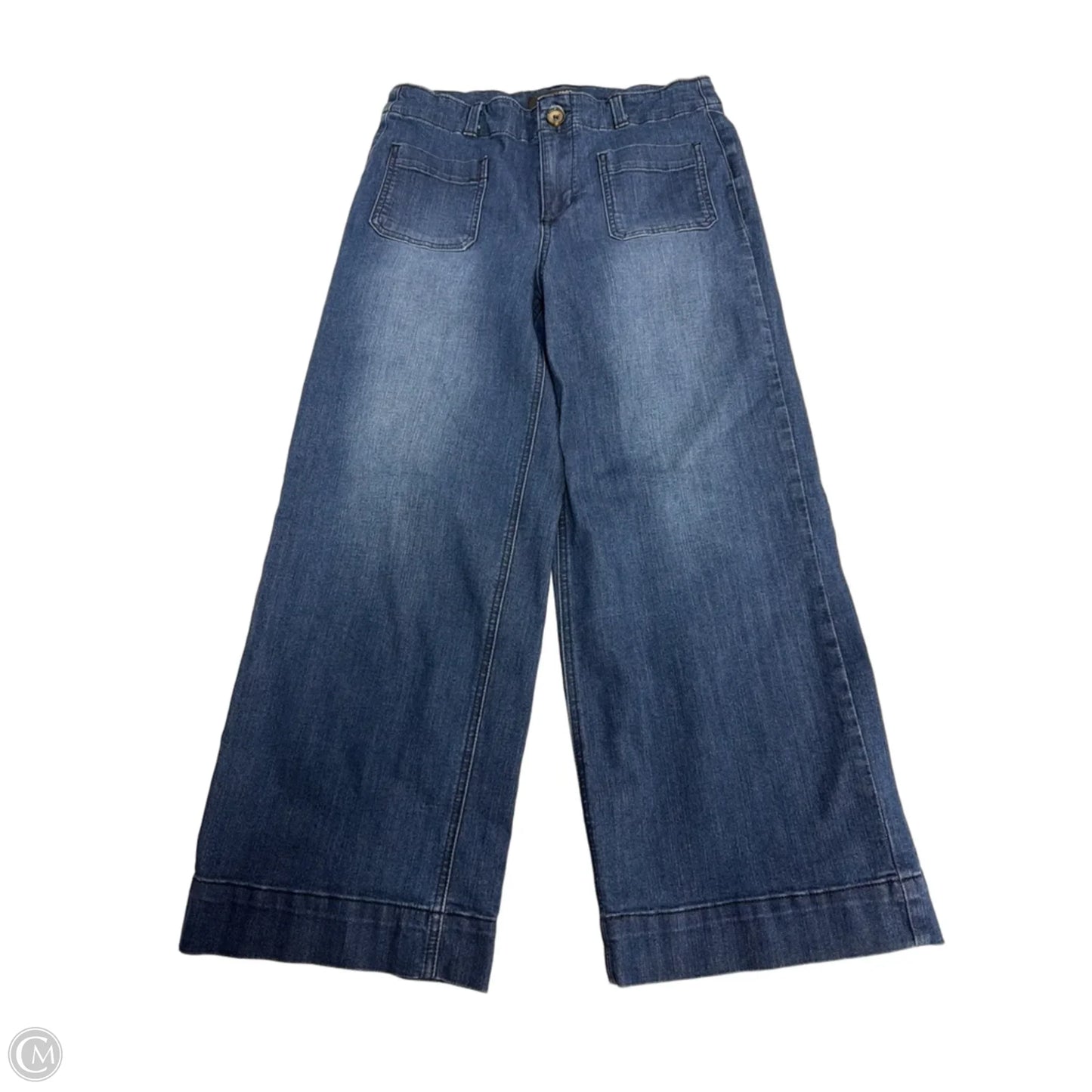 Jeans Wide Leg By 1822 Denim In Blue Denim, Size: 8