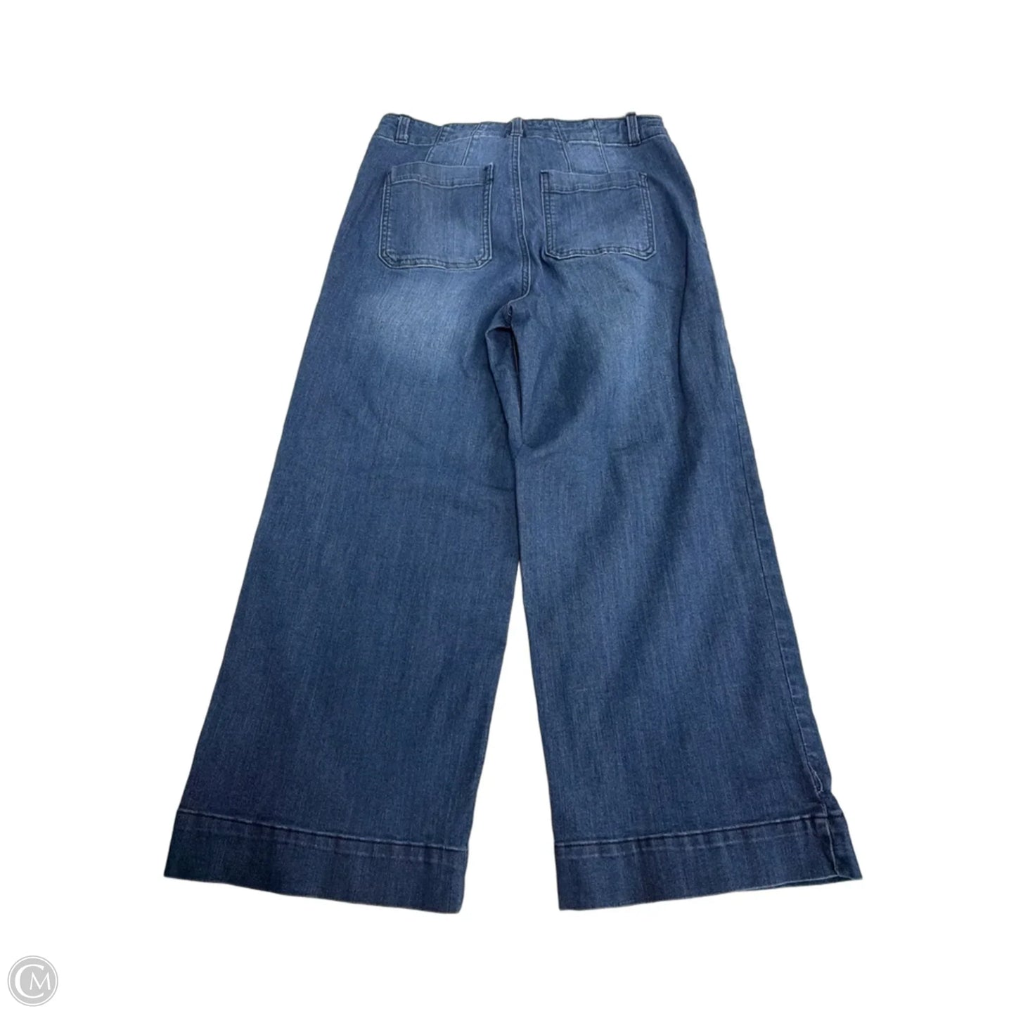 Jeans Wide Leg By 1822 Denim In Blue Denim, Size: 8