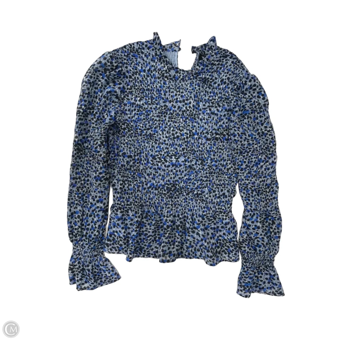 Top Long Sleeve By Express In Animal Print, Size: Xs