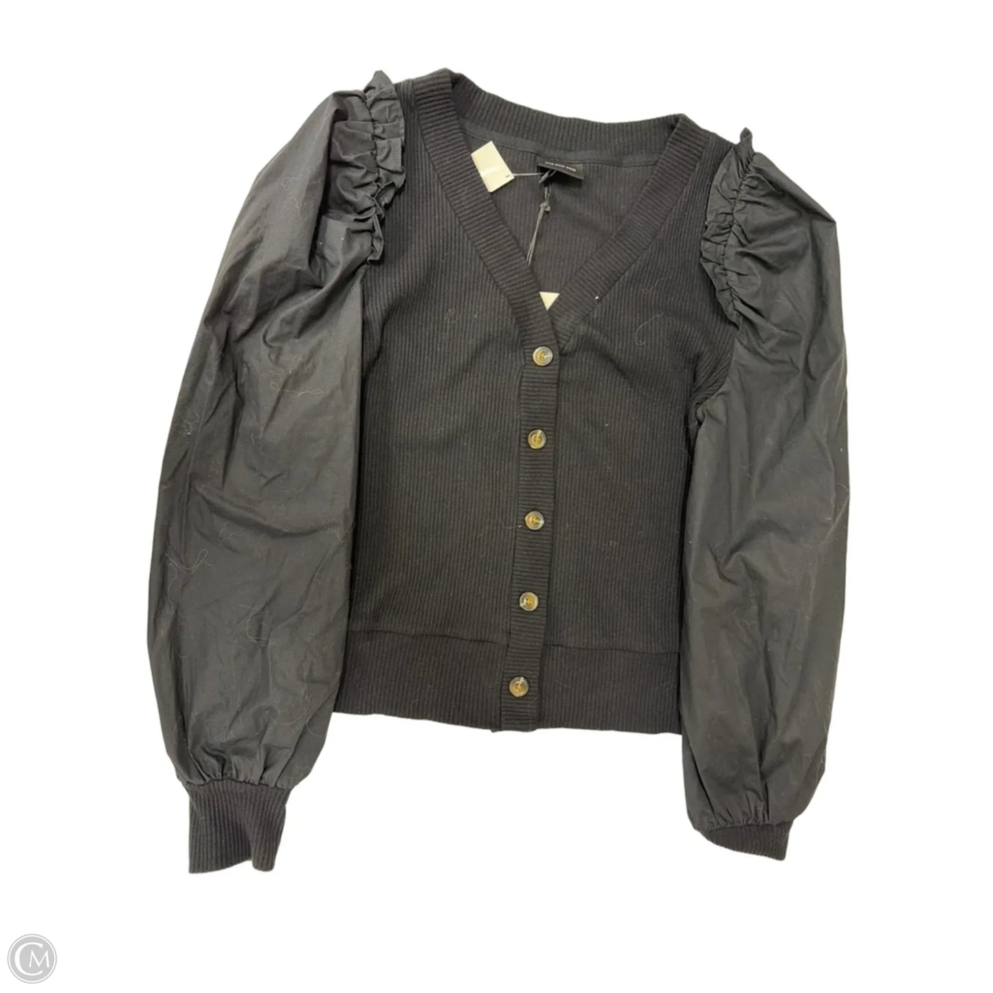 Top Long Sleeve By Who What Wear In Black, Size: S
