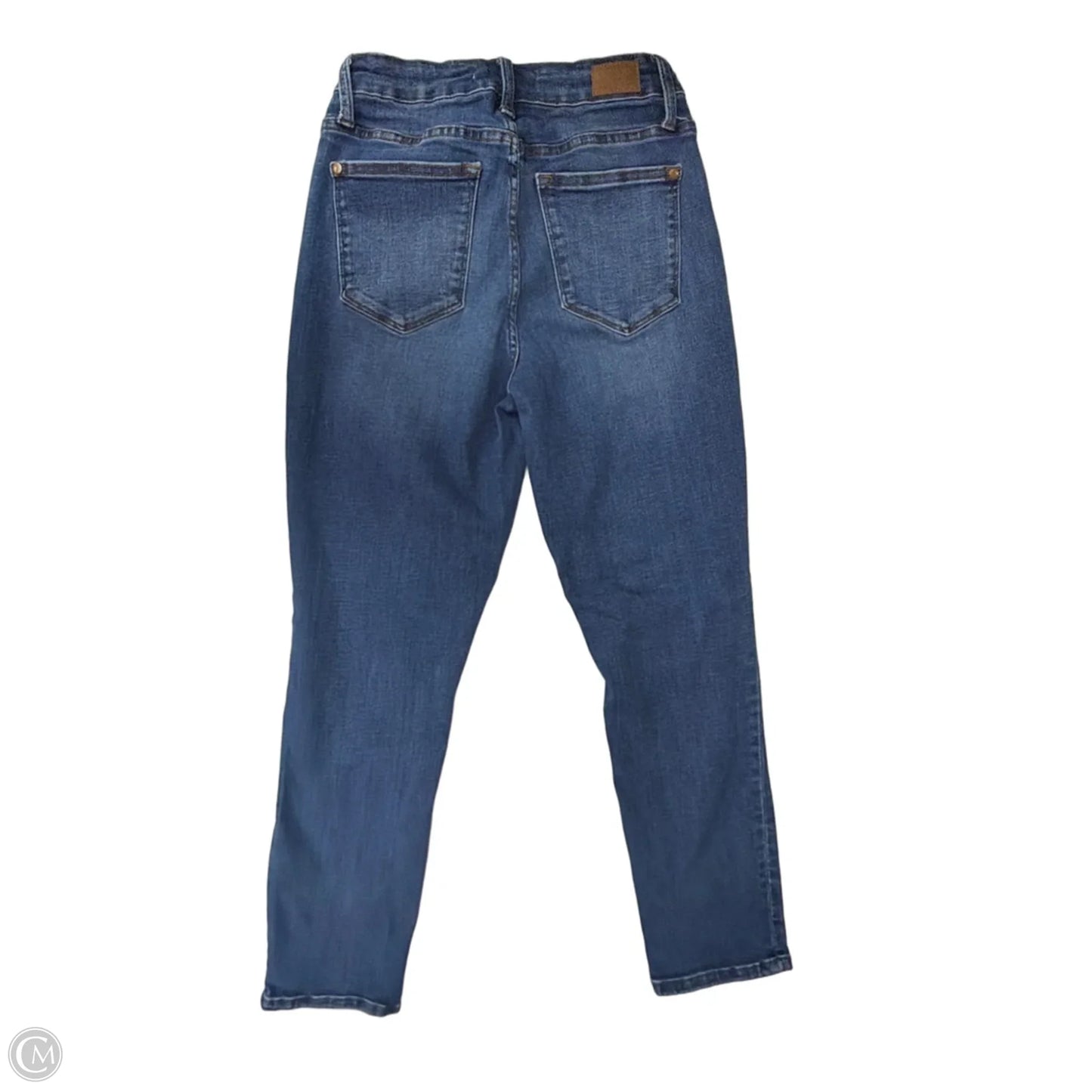 Jeans Straight By Judy Blue In Blue Denim, Size: 4