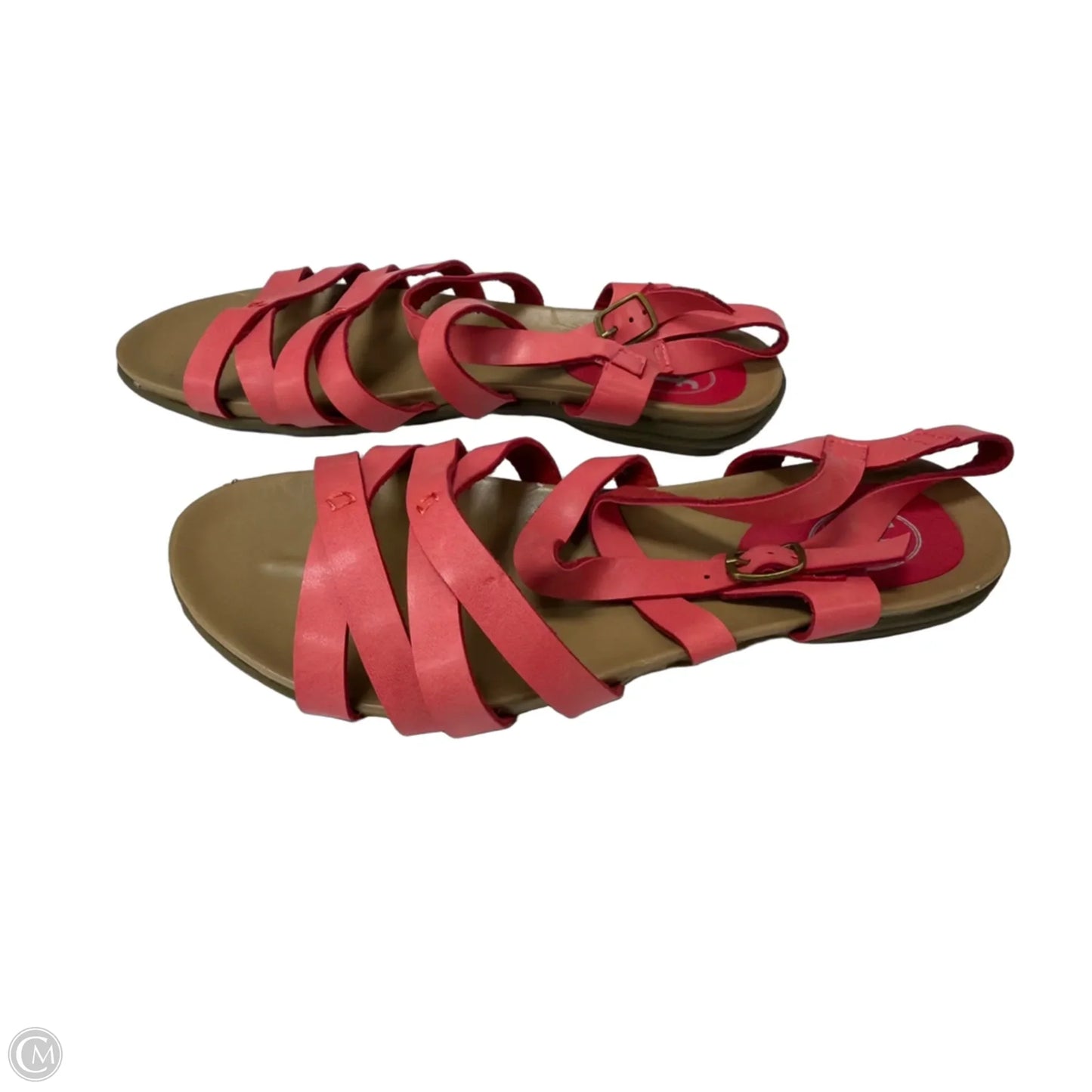 Sandals Flats By Clothes Mentor In Pink, Size: 8