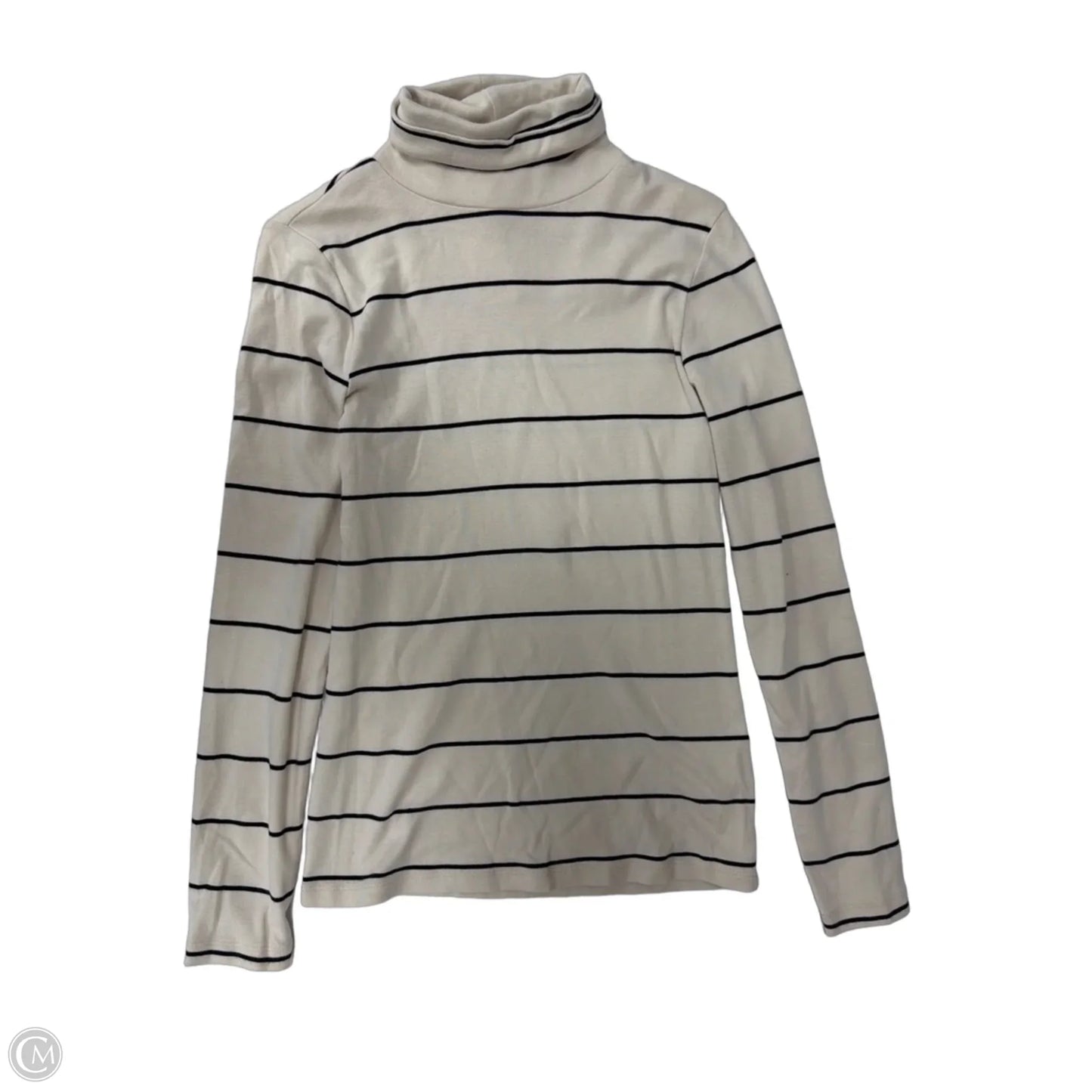Top Long Sleeve By J. Crew In Striped Pattern, Size: M