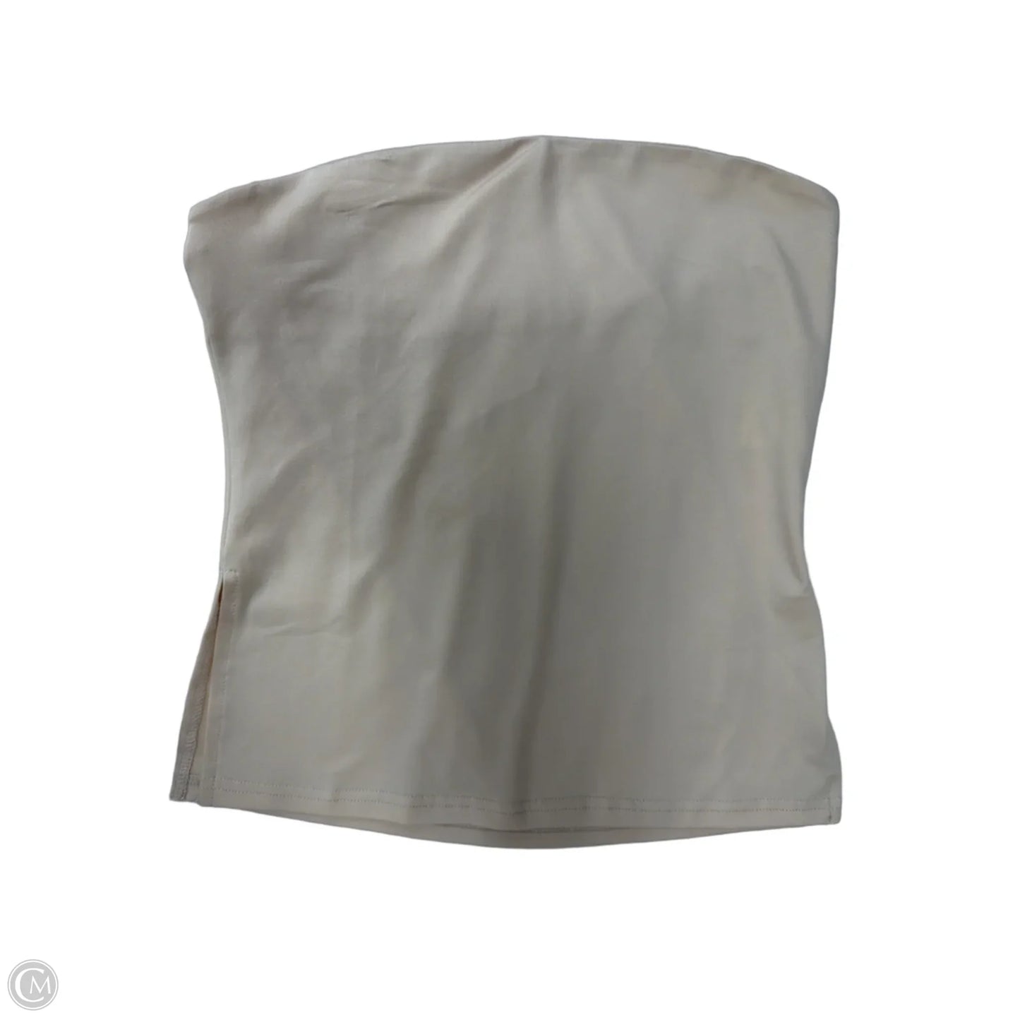 Top Sleeveless By Clothes Mentor In Cream, Size: M