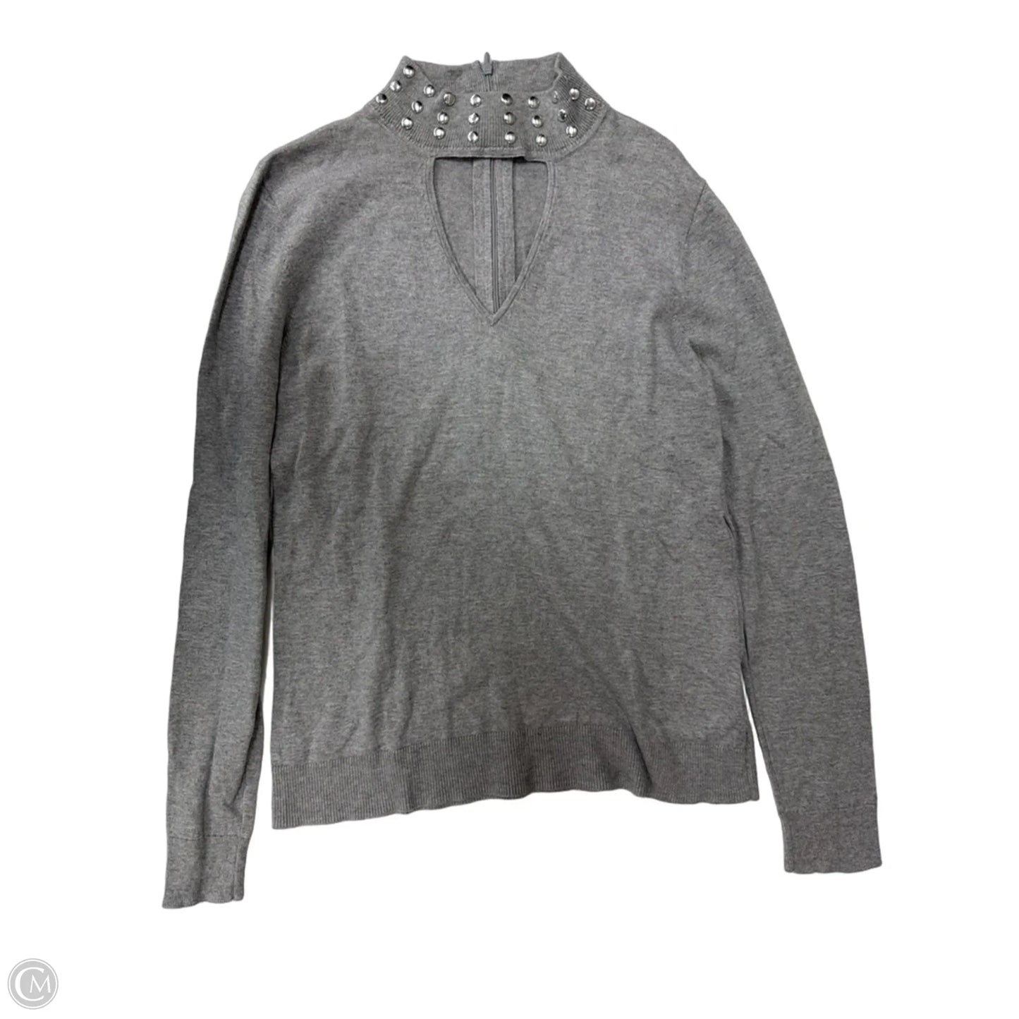 Top Long Sleeve By Michael By Michael Kors In Grey, Size: M