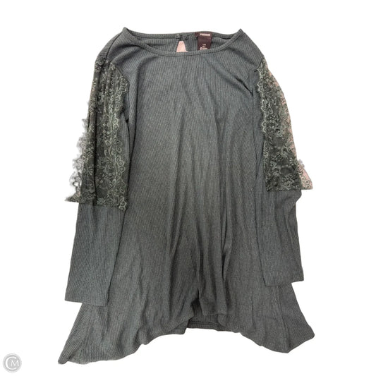 Tunic Long Sleeve By Premise In Green, Size: L
