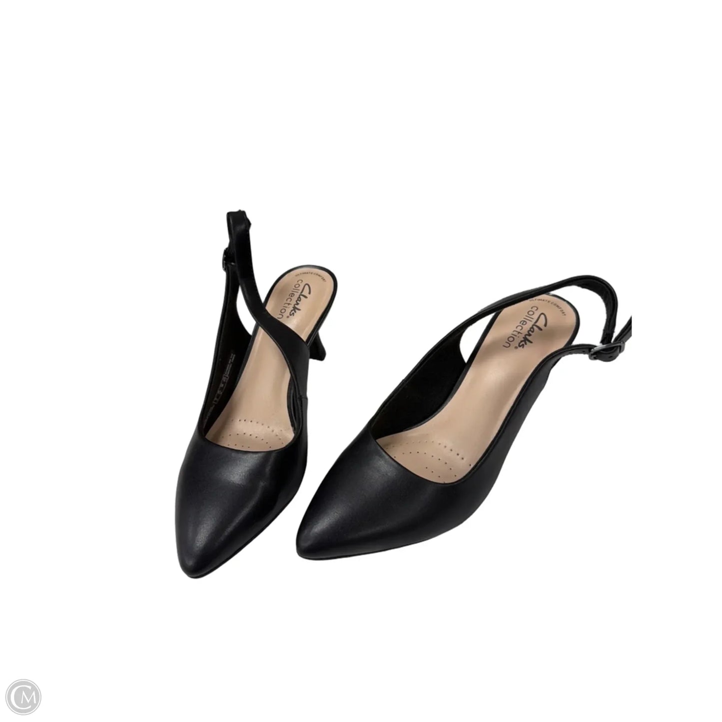 Shoes Heels Kitten By Clarks In Black, Size: 7.5